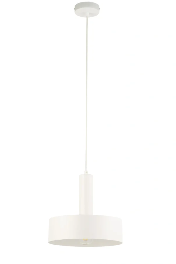 Lampa wisząca minimalistyczna VITRUM KOŁO biały, 1 × E27 – Sigma Lighting 40815