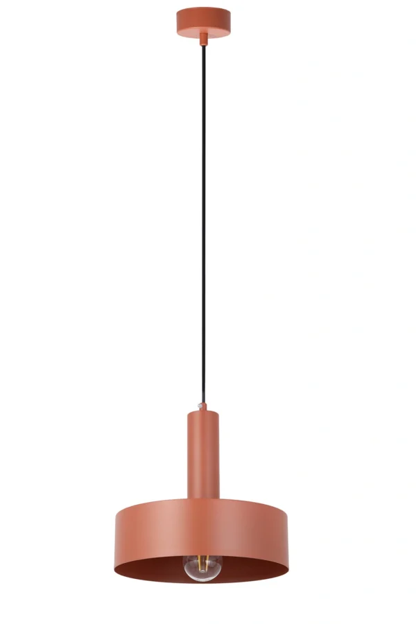Lampa wisząca minimalistyczna VITRUM KOŁO ceglany, 1 × E27 – Sigma Lighting 41115