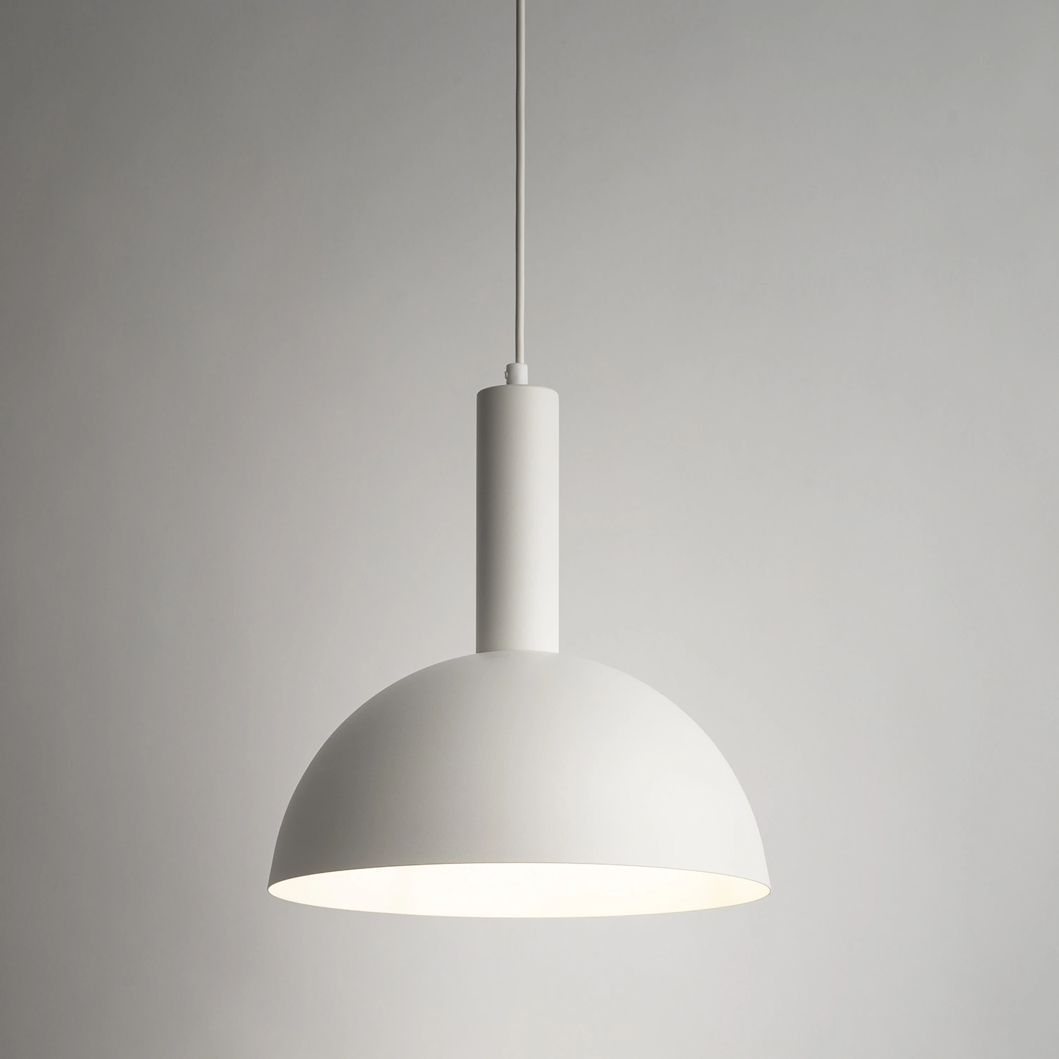 Lampa wisząca minimalistyczna VITRUM KOPUŁA M biały, 1 × E27 – Sigma Lighting 40813 - obrazek 2