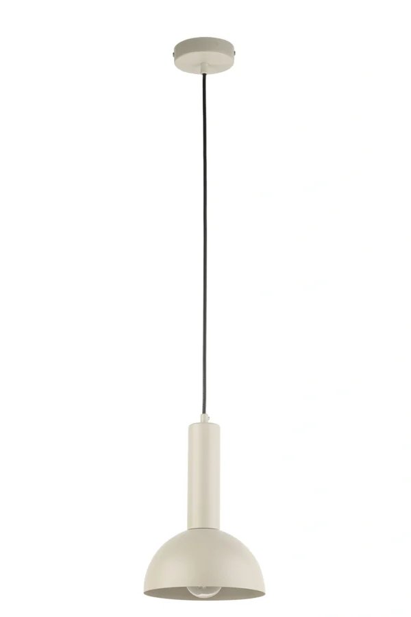 Lampa wisząca minimalistyczna VITRUM KOPUŁA S szary beż, 1 × E27 – Sigma Lighting 40804