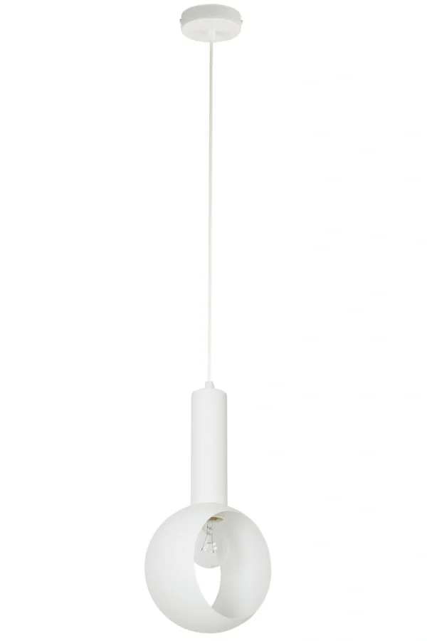Lampa wisząca minimalistyczna VITRUM OCZKO biały, 1 × E27 – Sigma Lighting 41111