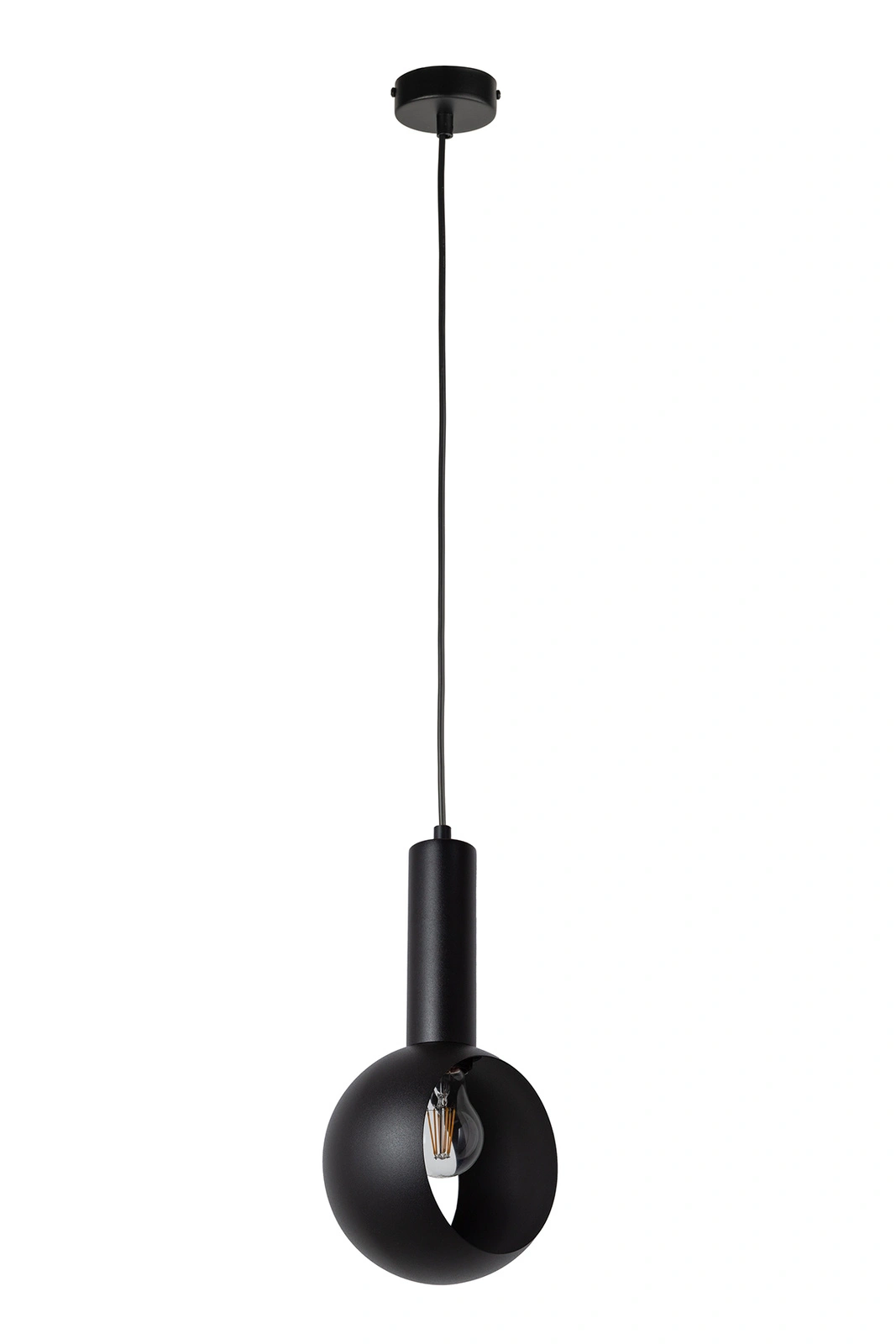 Lampa wisząca minimalistyczna VITRUM OCZKO czarny, 1 × E27 – Sigma Lighting 41108 - obrazek 2