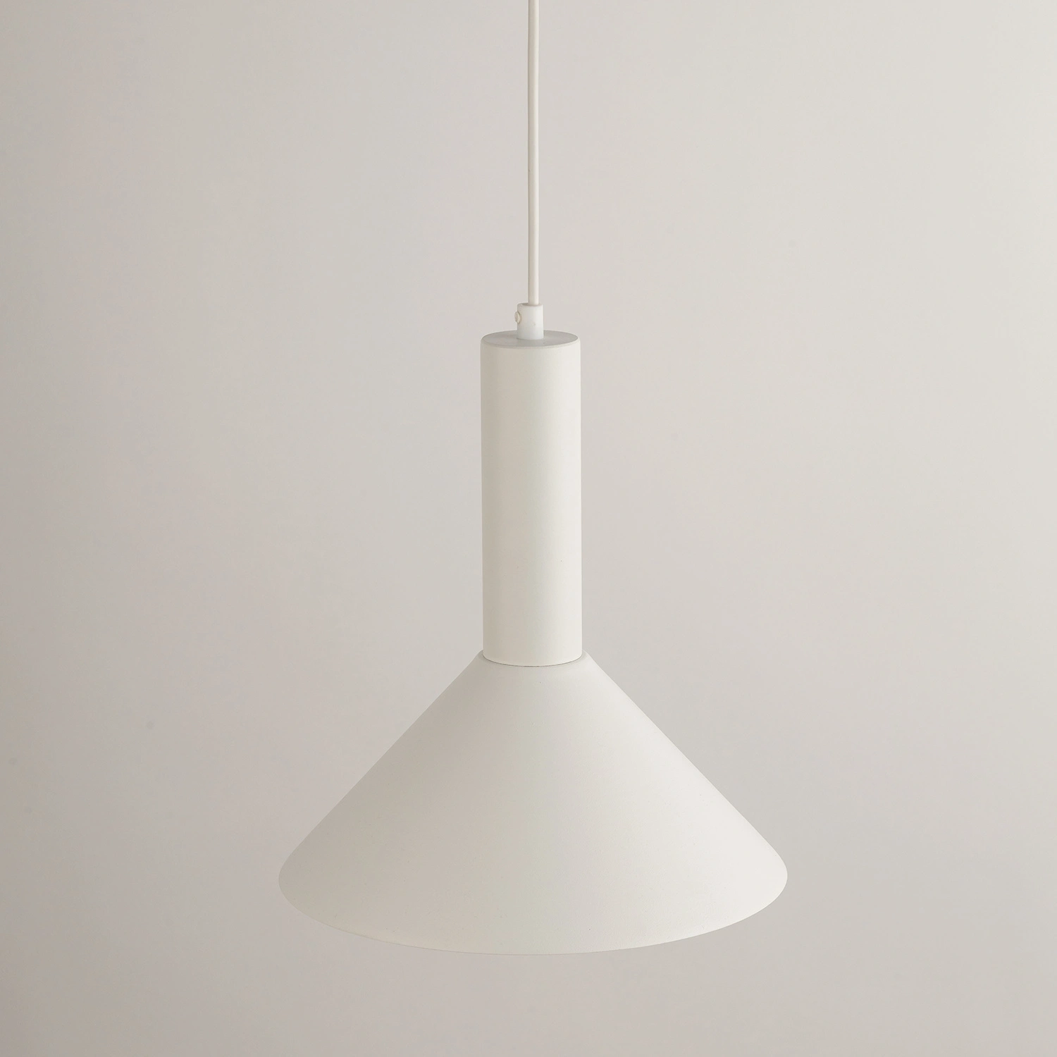 Lampa wisząca minimalistyczna VITRUM STOŻEK biały, 1 × E27 – Sigma Lighting 40814 - obrazek 2