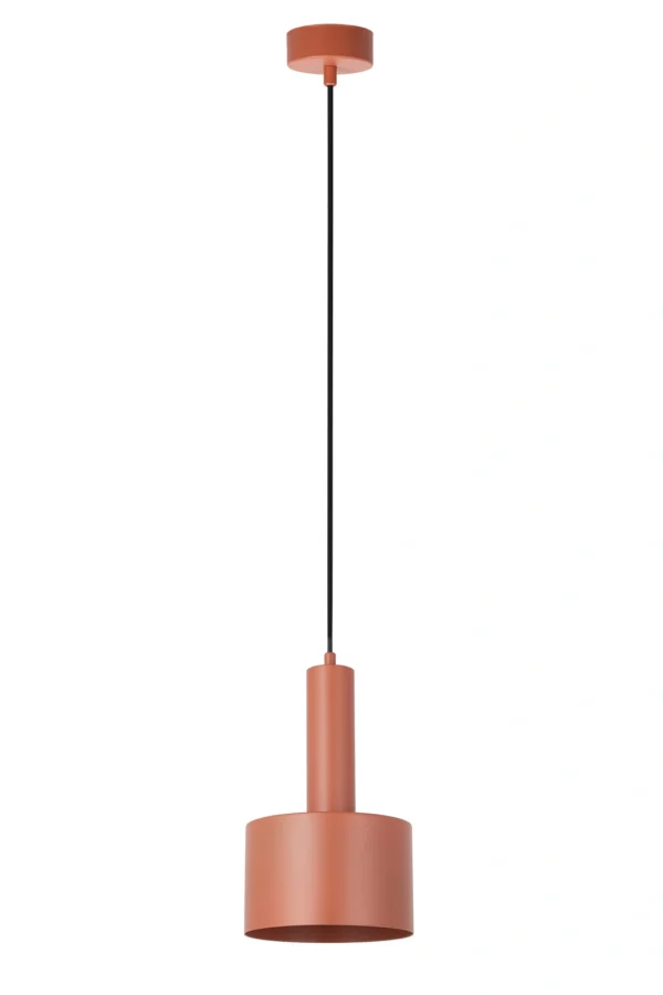 Lampa wisząca minimalistyczna VITRUM WALEC ceglany, 1 × E27 – Sigma Lighting 41118