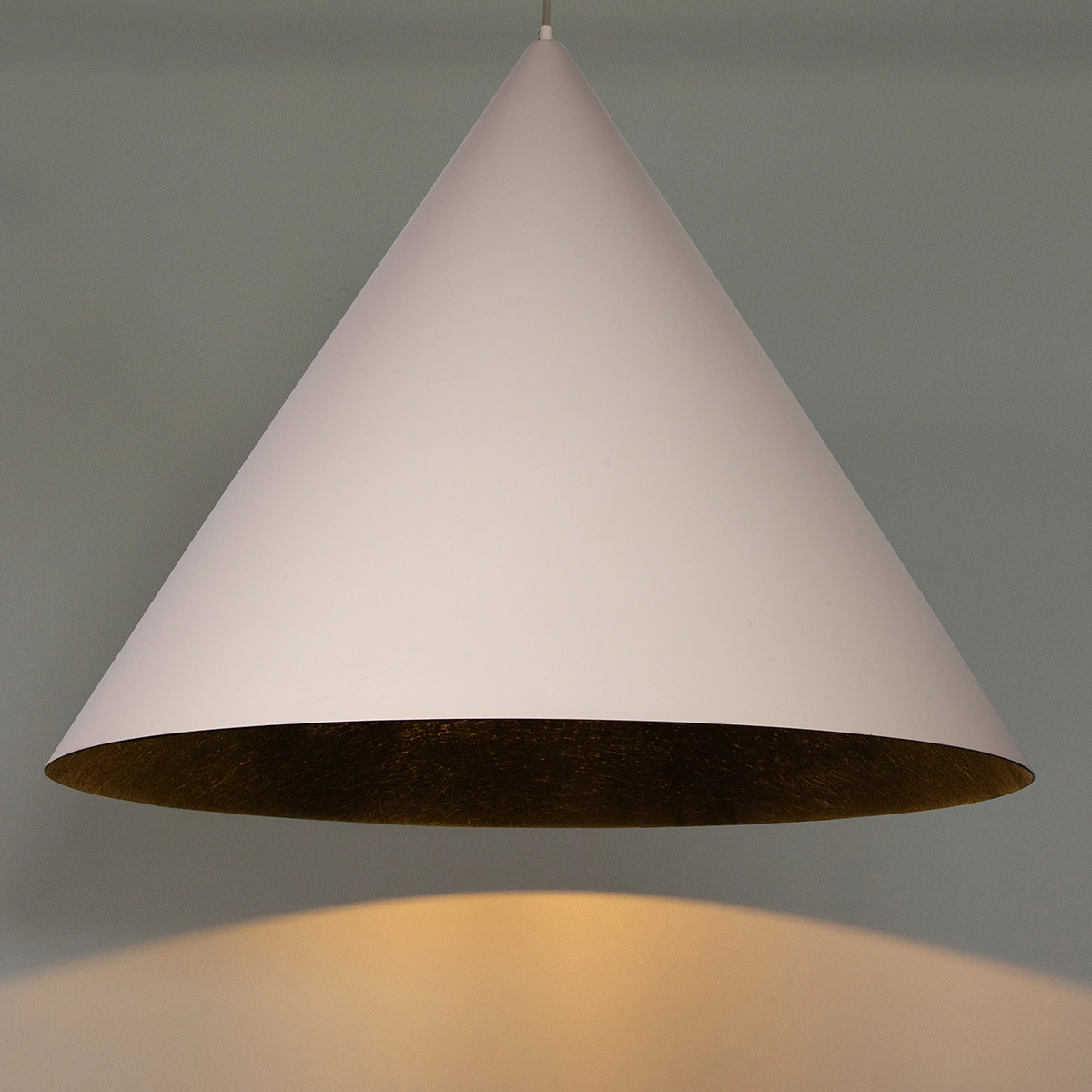 Lampa wisząca nowoczesna VESUVIO beżowy/czarny L 3xE27, 3 × E27 – Sigma Lighting 41075 - obrazek 2