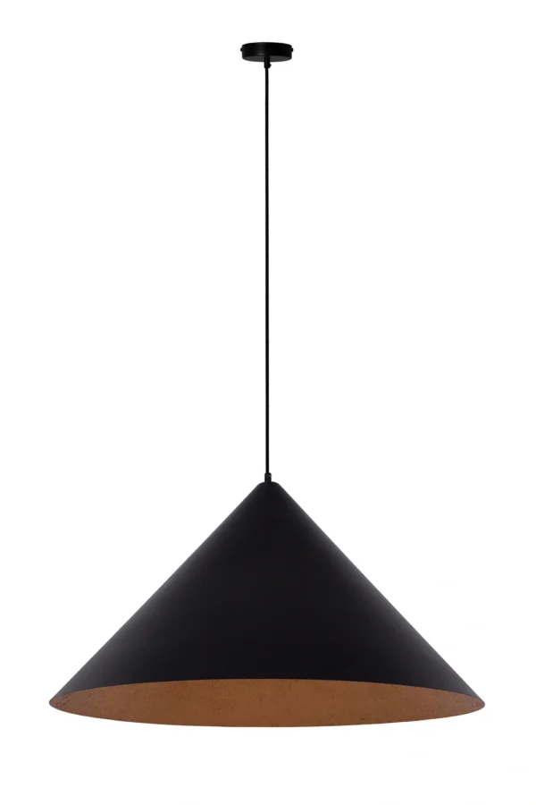Lampa wisząca nowoczesna VESUVIO czarny/miedziany M 3xE27, 3 × E27 – Sigma Lighting 41043