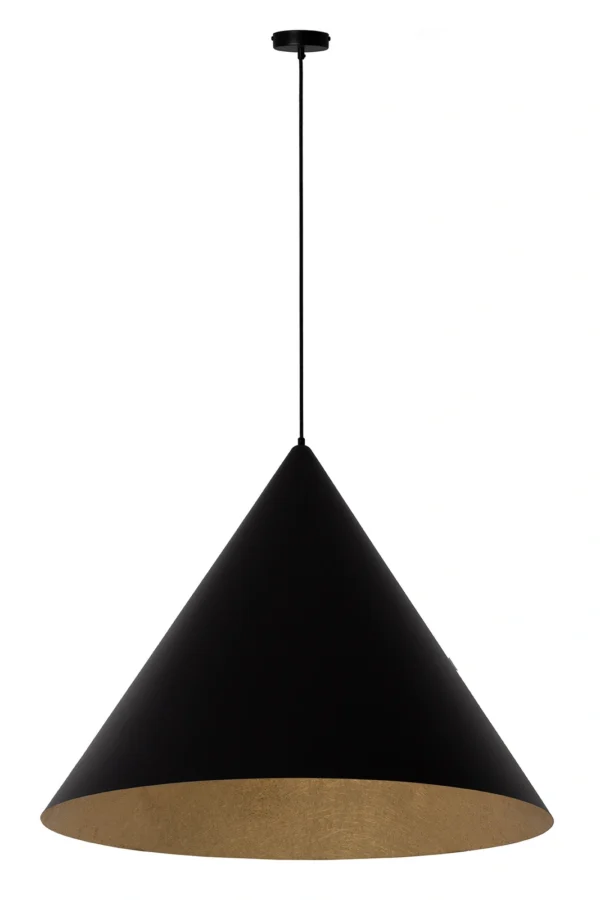 Lampa wisząca nowoczesna VESUVIO czarny/złoty L 3xE27, 3 × E27 – Sigma Lighting 41040