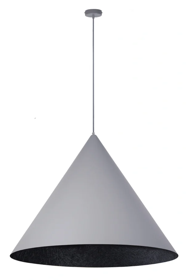 Lampa wisząca nowoczesna VESUVIO szary/czarny L 3xE27, 3 × E27 – Sigma Lighting 41055