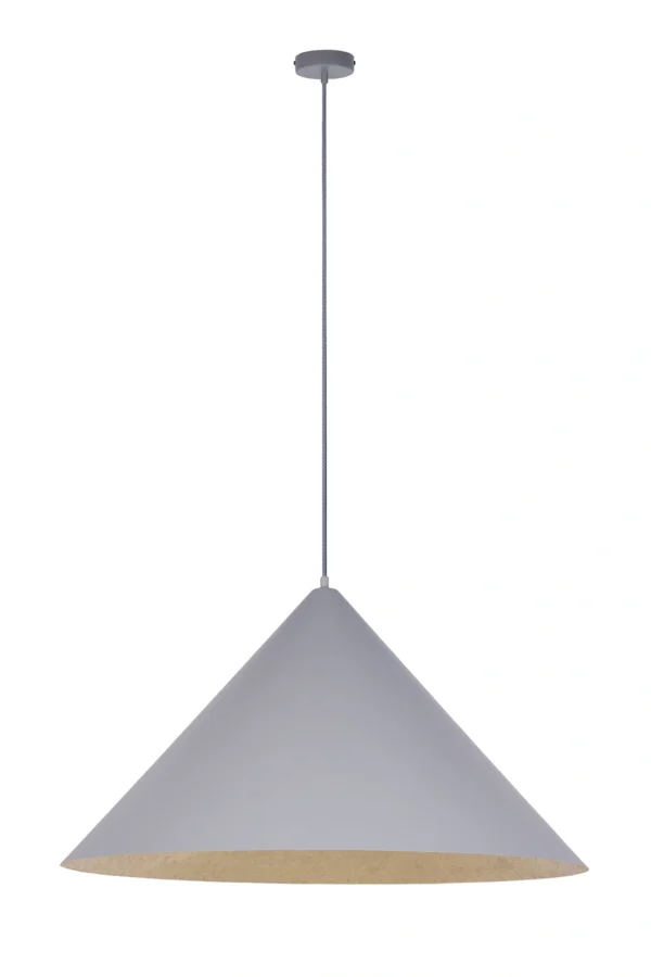 Lampa wisząca nowoczesna VESUVIO szary/złoty M 3xE27, 3 × E27 – Sigma Lighting 41048