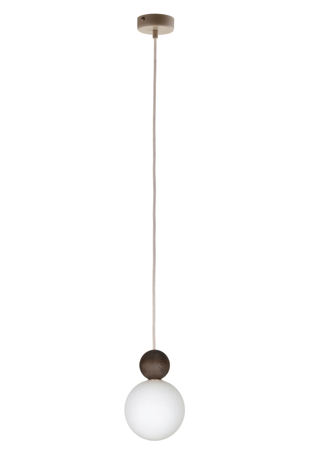 Lampa wisząca minimalistyczna RONA 1 drewno ciemny brąz, 1 × G9 – Sigma Lighting 41675