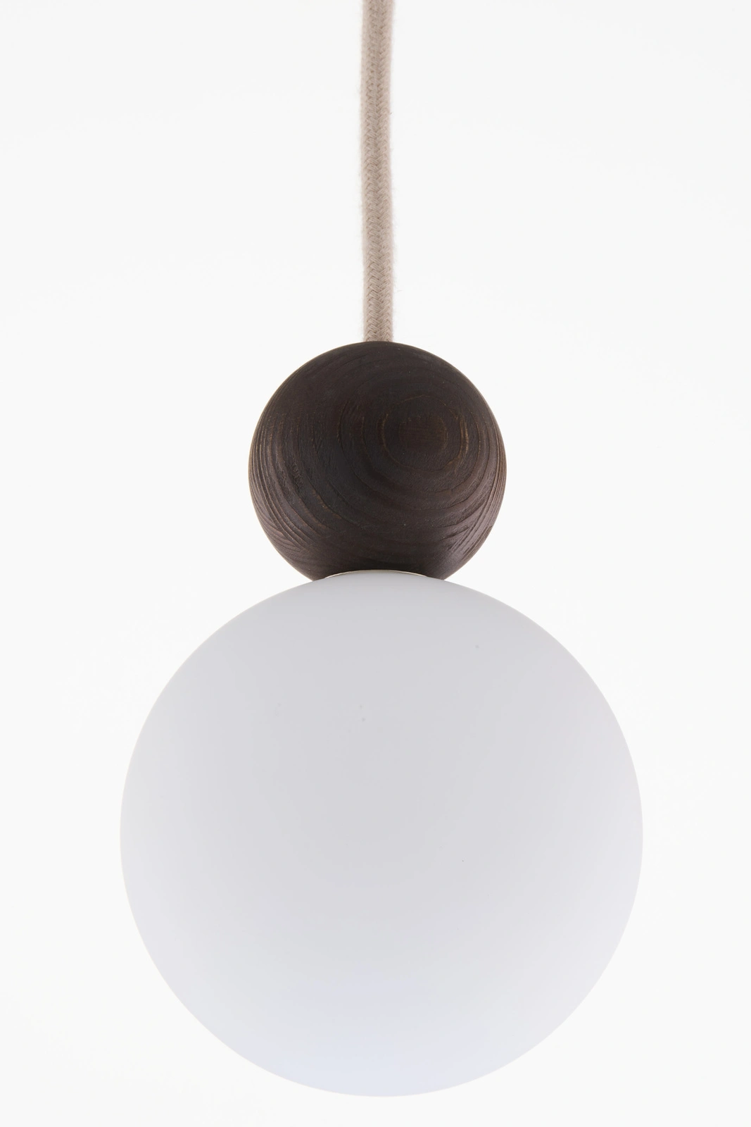 Lampa wisząca minimalistyczna RONA 1 drewno ciemny brąz, 1 × G9 – Sigma Lighting 41675 - obrazek 2