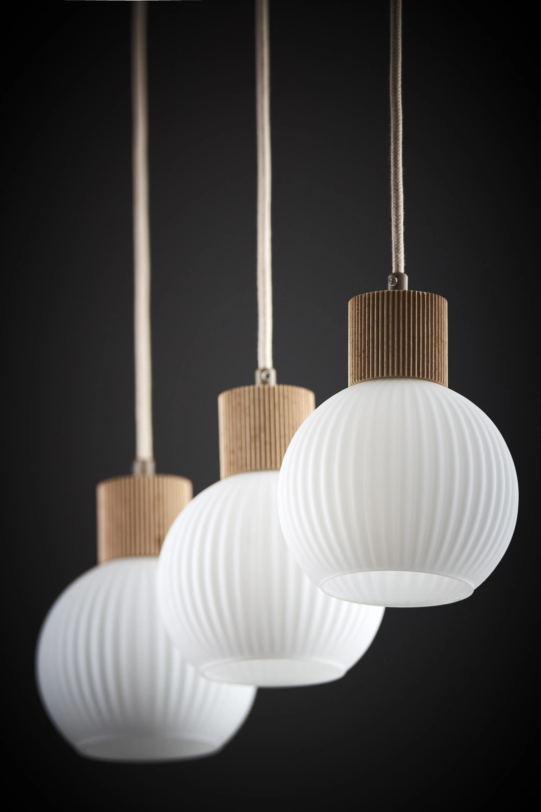 Lampa wisząca skandynawska ALBA 3 prosty, 3 × E27 – Sigma Lighting 41845 - obrazek 2