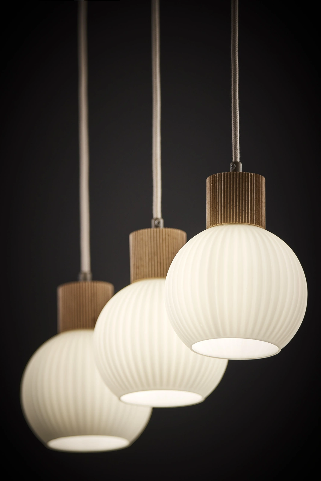 Lampa wisząca skandynawska ALBA 3 prosty, 3 × E27 – Sigma Lighting 41845 - obrazek 3