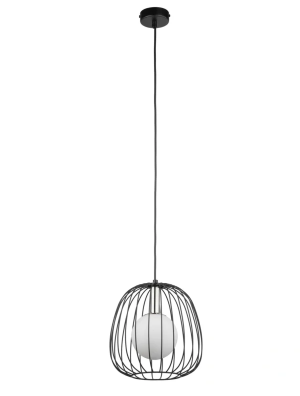Lampa wisząca minimalistyczna BELL 1 S czarny/srebrny, 1 × G9 – Sigma Lighting 40722