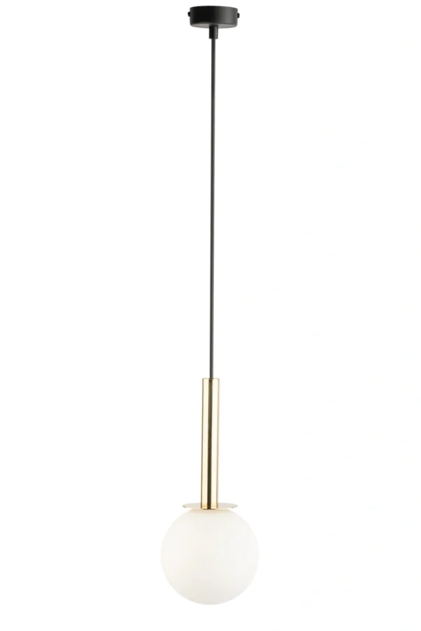 Lampa wisząca nowoczesna DAISY 1 złoty/biały, 1 × G9 – Sigma Lighting 40769