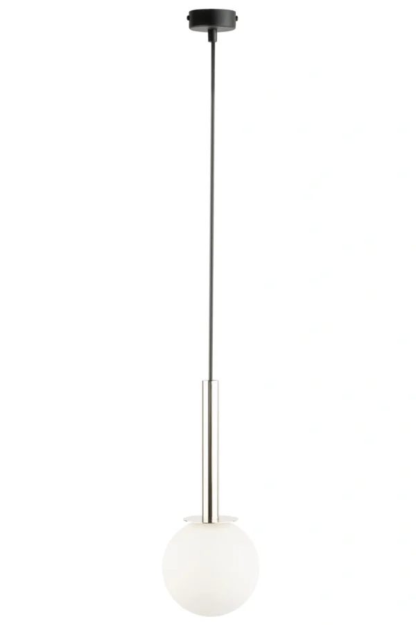Lampa wisząca nowoczesna DAISY 1 srebrny/biały, 1 × G9 – Sigma Lighting 40763