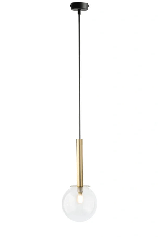 Lampa wisząca nowoczesna DAISY 1 złoty/transparentny, 1 × G9 – Sigma Lighting 40757