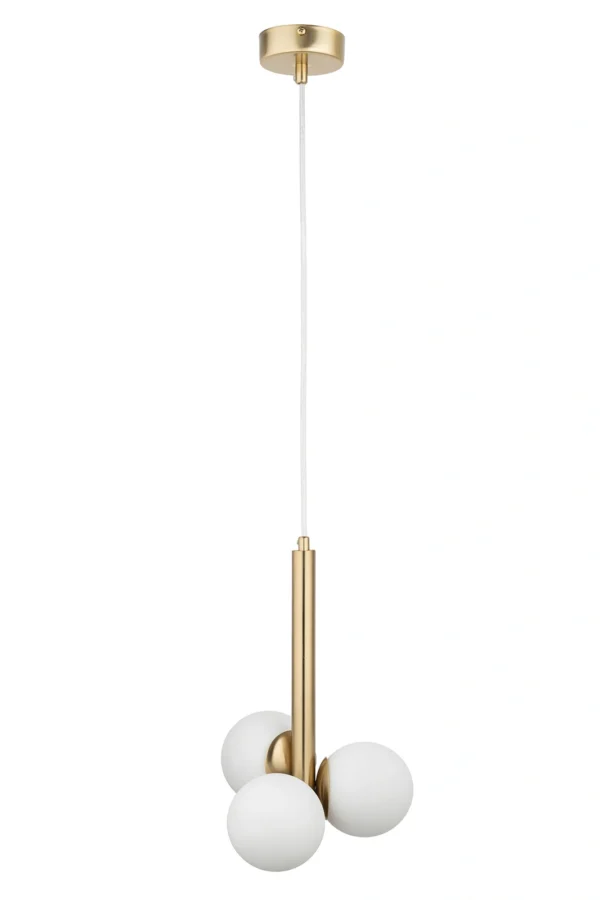 Lampa wisząca w stylu modern classic PERLA LUX 3 biały, 3 × G9 – Sigma Lighting 40779