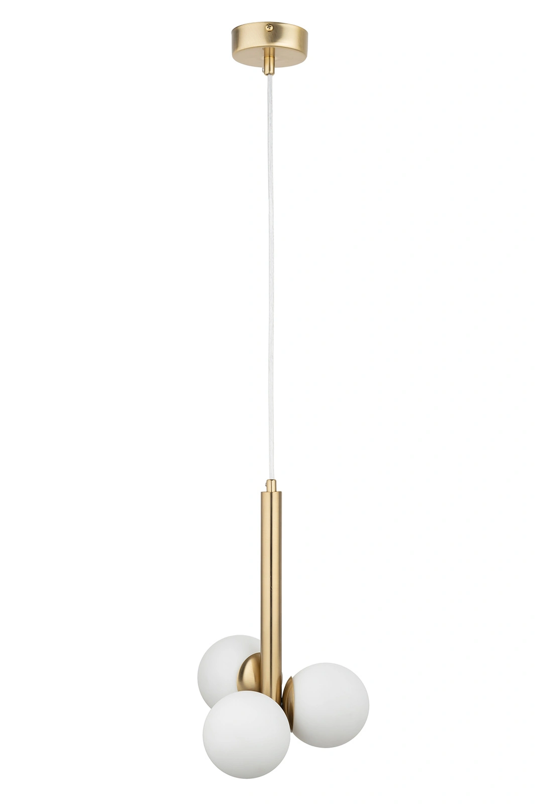 Lampa wisząca w stylu modern classic PERLA LUX 3 biały, 3 × G9 – Sigma Lighting 40779