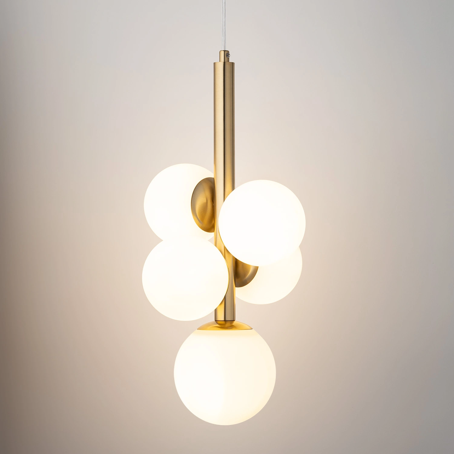 Lampa wisząca w stylu modern classic PERLA LUX 5 biały, 5 × G9 – Sigma Lighting 40786 - obrazek 2