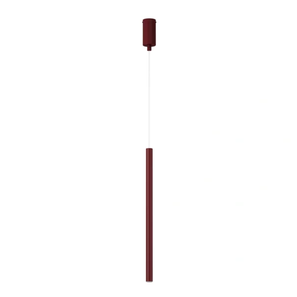 Lampa wisząca minimalistyczna SOPEL 1 prosty bordowy, 1 × G9 – Sigma Lighting 41827