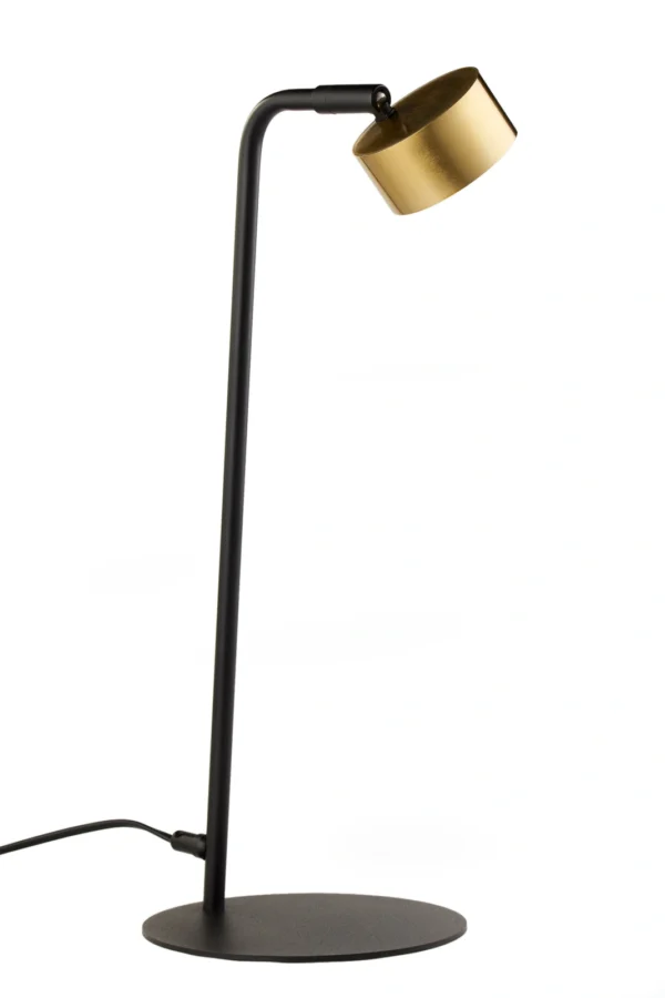 Lampa stołowa minimalistyczna BAR czarny/złoty, LED – Sigma Lighting 41709