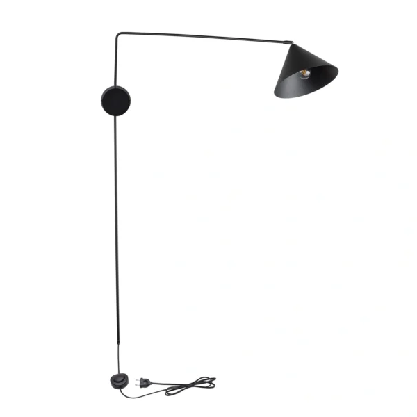 Kinkiet w stylu glamour MAGIC 1 czarny, 1 × E27 – Sigma Lighting 40927