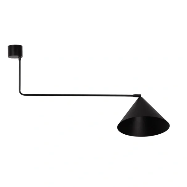 Plafon w stylu glamour MAGIC 1 czarny, 1 × E27 – Sigma Lighting 40929