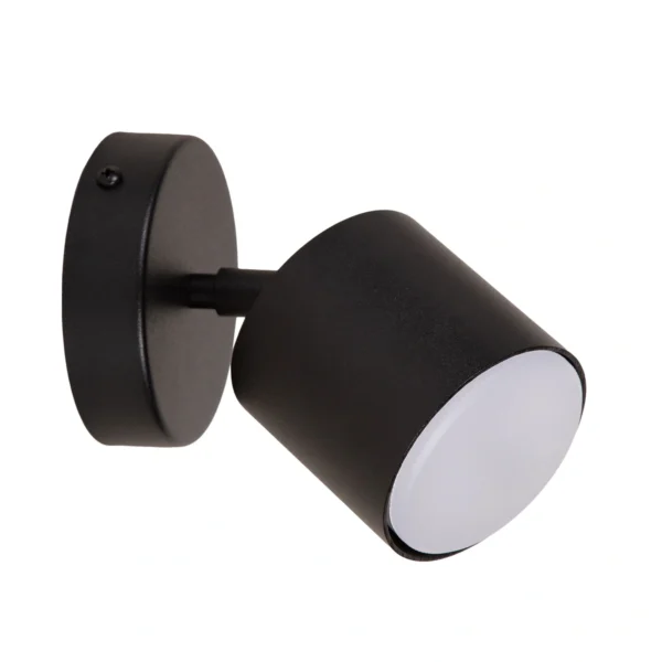 Kinkiet minimalistyczny MILA 1 czarny, 1 × GX53 – Sigma Lighting 41340