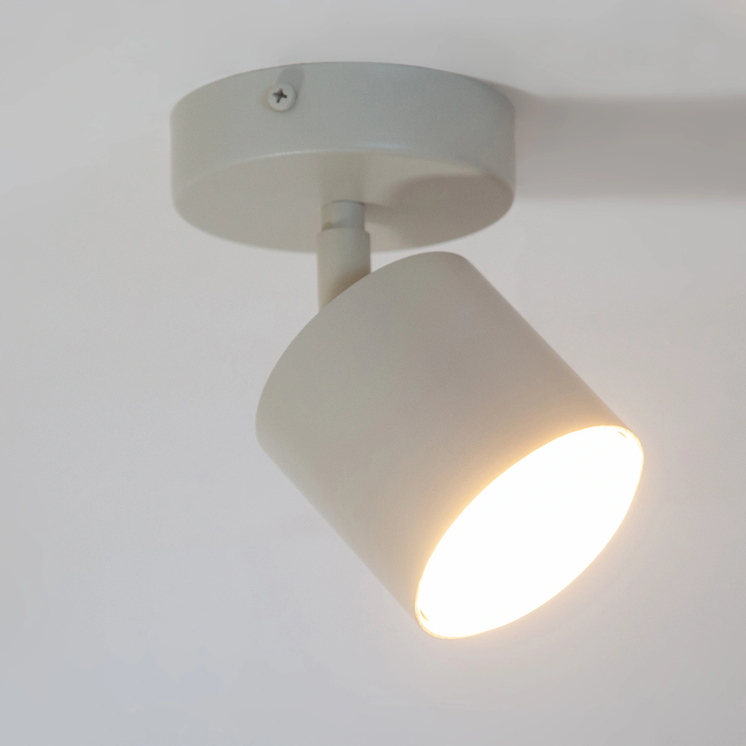 Kinkiet minimalistyczny MILA 1 szary beż, 1 × GX53 – Sigma Lighting 41352 - obrazek 3