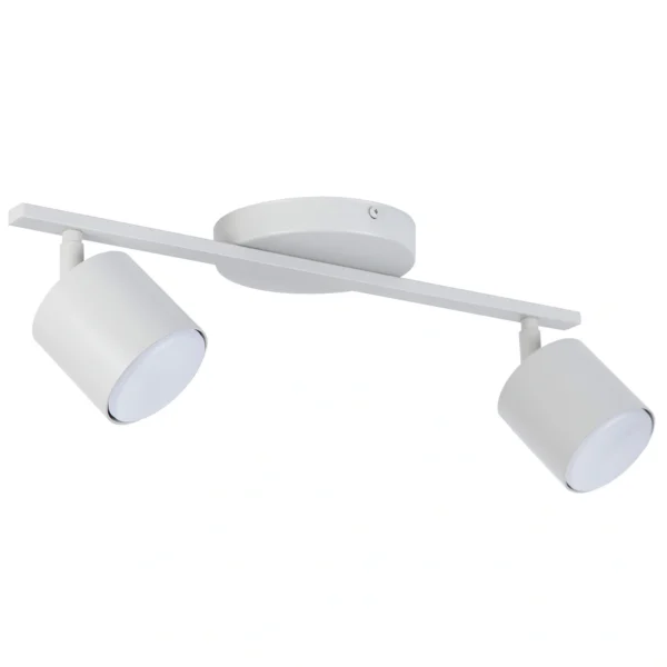 Plafon minimalistyczny MILA 2 szary beż, 2 × GX53 – Sigma Lighting 41353