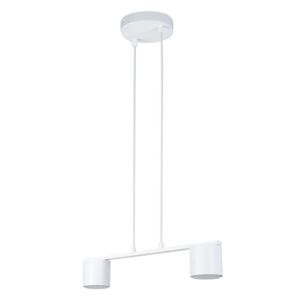 Lampa wisząca minimalistyczna MILA 2 biały, 2 × GX53 – Sigma Lighting 41349
