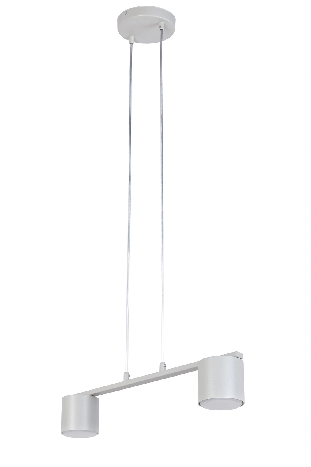 Lampa wisząca minimalistyczna MILA 2 szary beż, 2 × GX53 – Sigma Lighting 41355