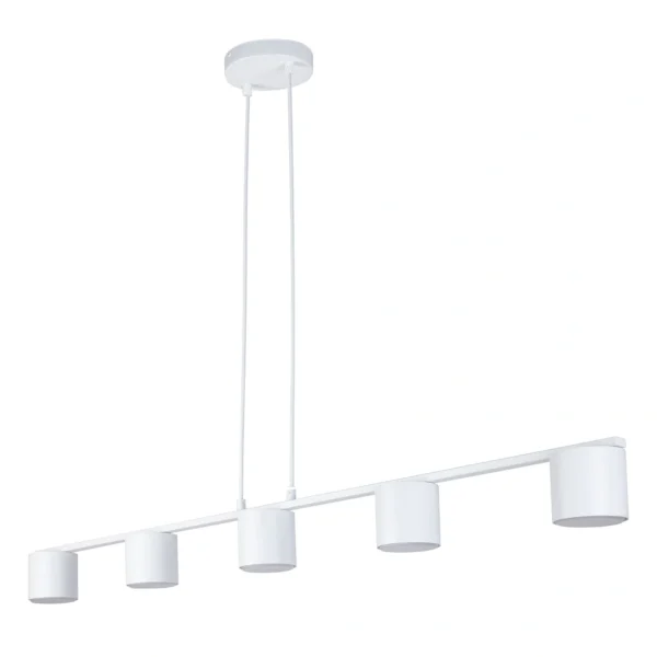 Lampa wisząca minimalistyczna MILA 5 biały, 5 × GX53 – Sigma Lighting 41351
