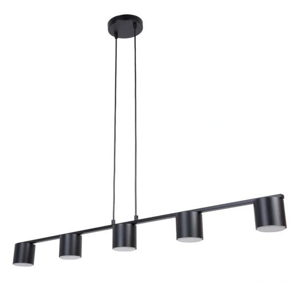 Lampa wisząca minimalistyczna MILA 5 czarny, 5 × GX53 – Sigma Lighting 41345