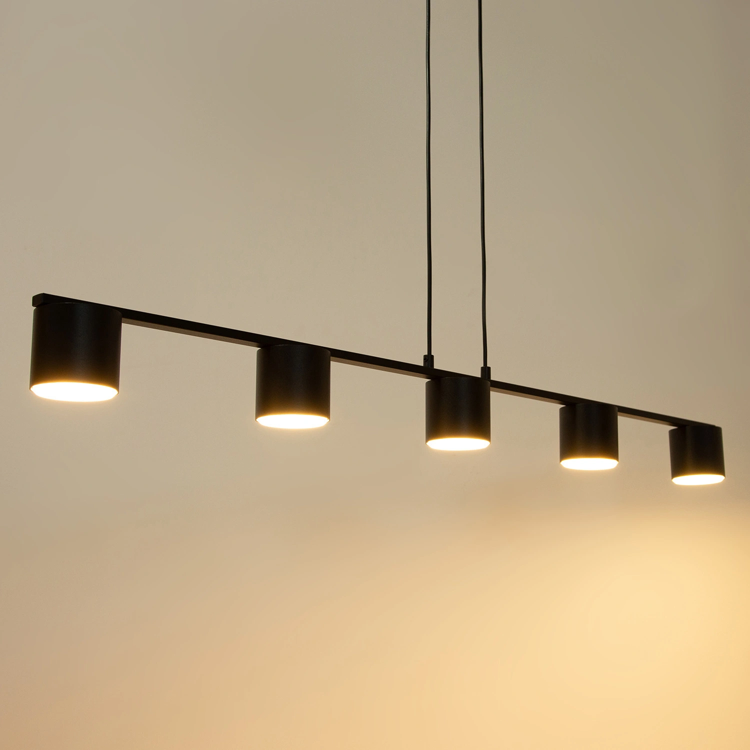 Lampa wisząca minimalistyczna MILA 5 czarny, 5 × GX53 – Sigma Lighting 41345 - obrazek 2