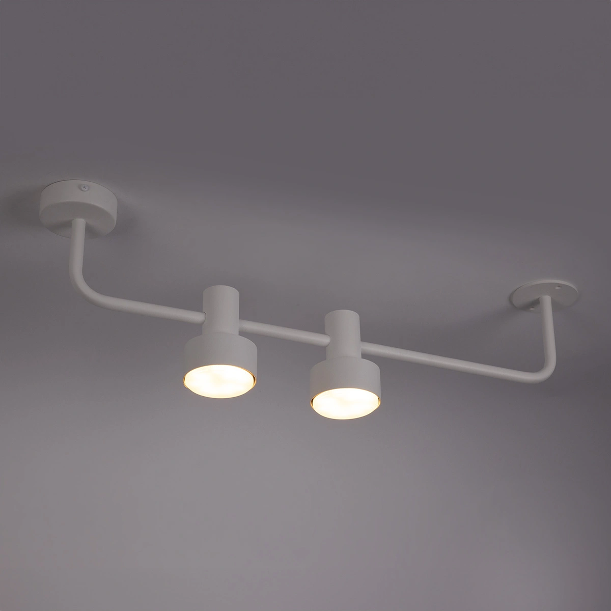Plafon minimalistyczny MONA 2 biały, LED – Sigma Lighting 40988 - obrazek 2