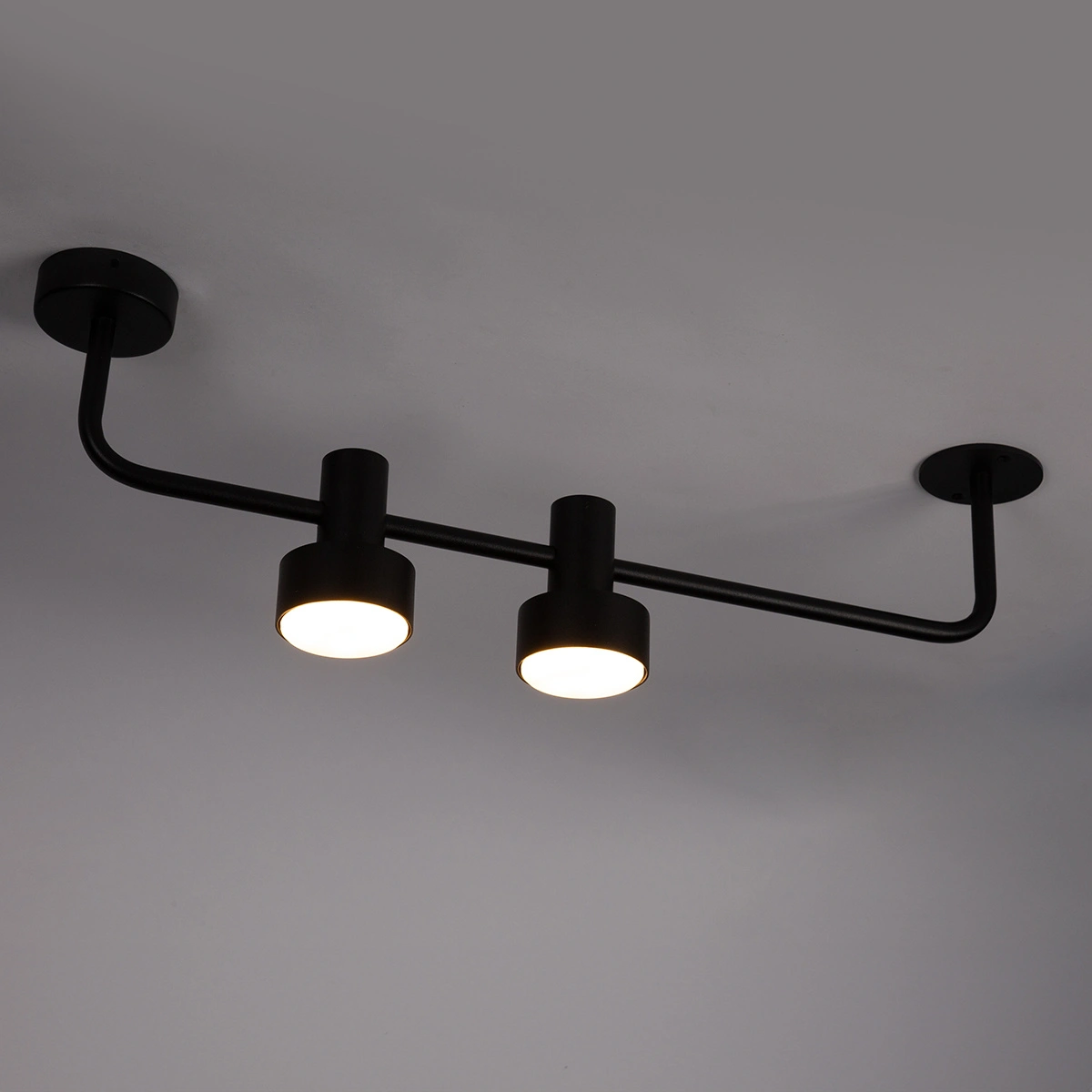 Plafon minimalistyczny MONA 2 czarny, LED – Sigma Lighting 40900 - obrazek 2