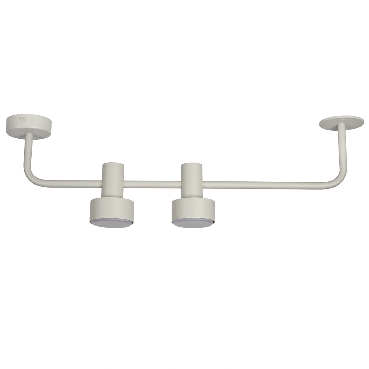 Plafon minimalistyczny MONA 2 szary beż, LED – Sigma Lighting 40905