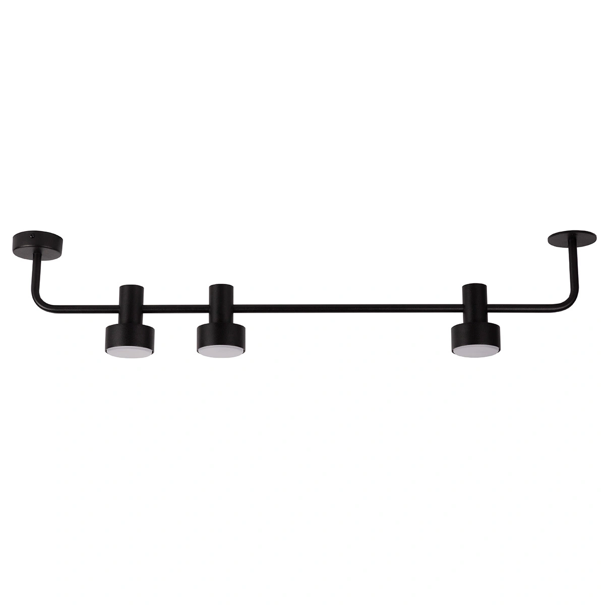 Plafon minimalistyczny MONA 3 czarny, LED – Sigma Lighting 40901