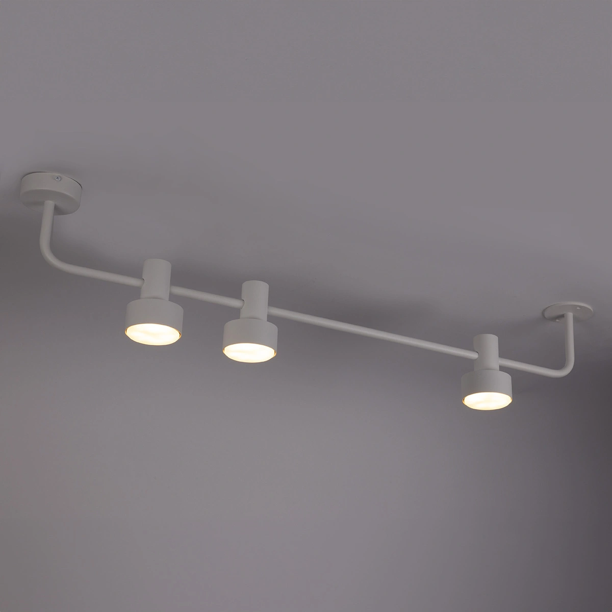 Plafon minimalistyczny MONA 3 biały, LED – Sigma Lighting 40989 - obrazek 2