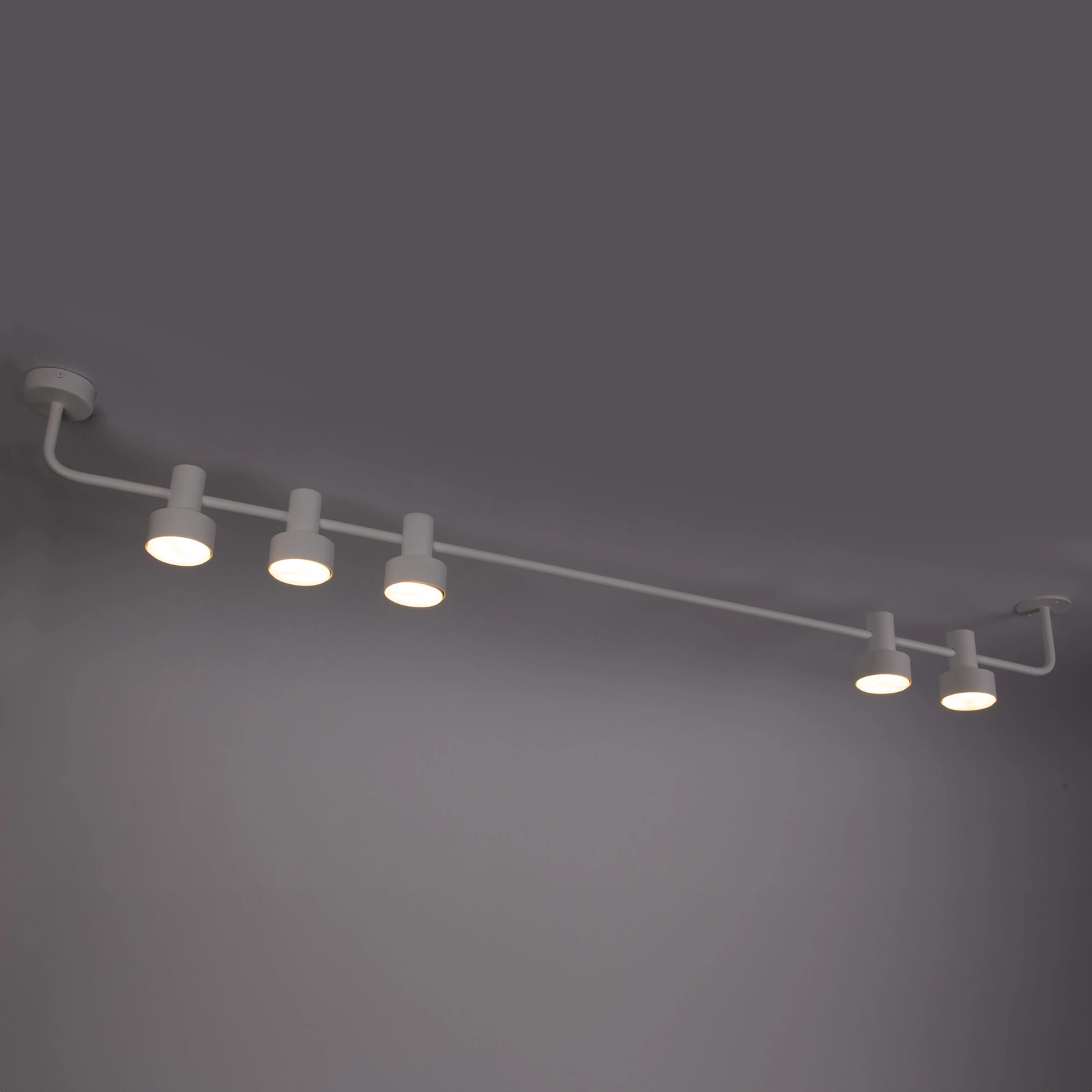 Plafon minimalistyczny MONA 5 biały, LED – Sigma Lighting 40990 - obrazek 2