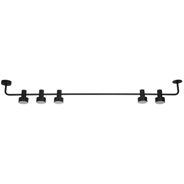 Plafon minimalistyczny MONA 5 czarny, LED – Sigma Lighting 40983