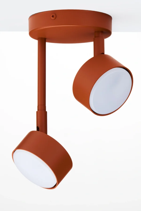 Spot sufitowy minimalistyczny Nemo 2 ceglany, LED – Sigma Lighting 41505