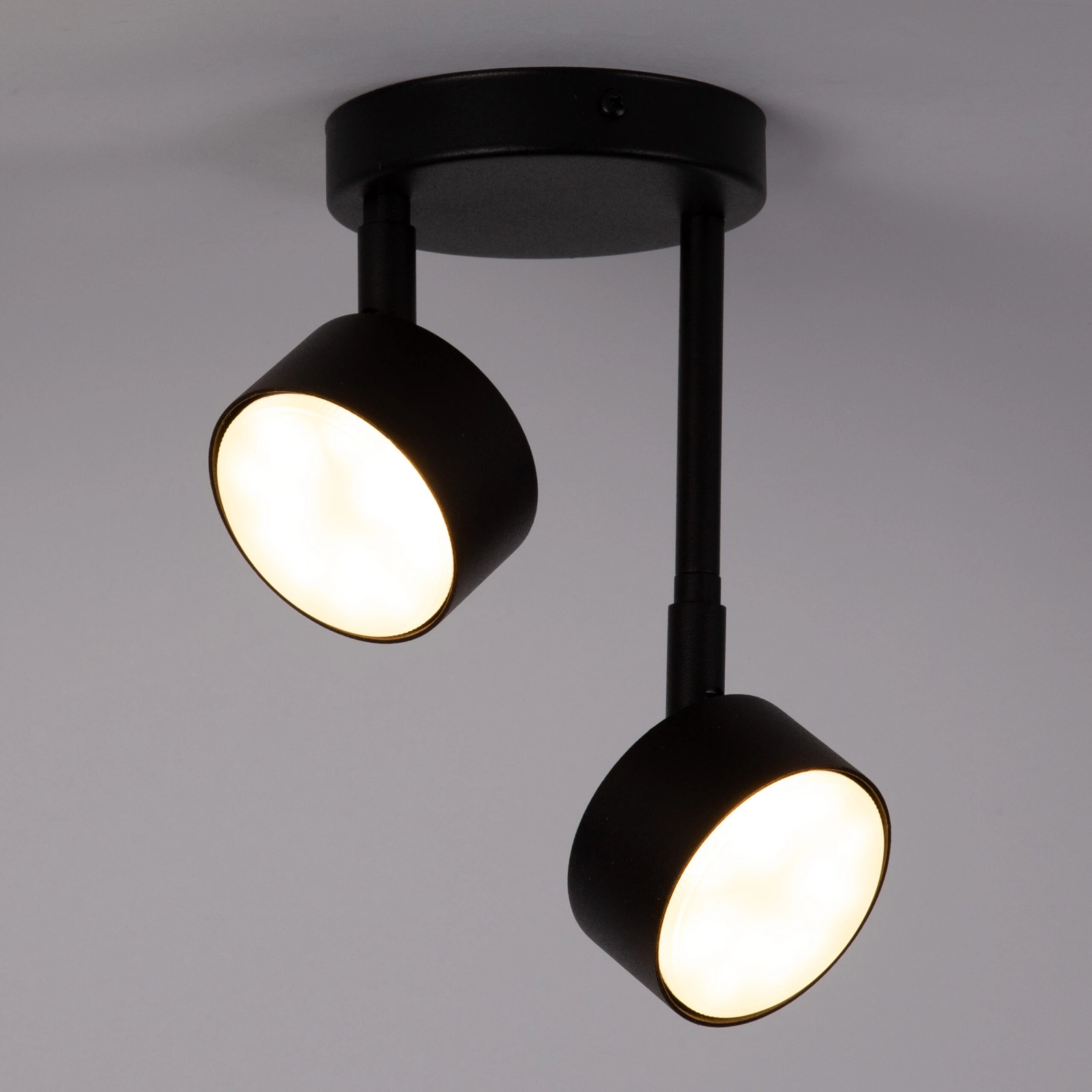Plafon minimalistyczny NEMO 2 czarny, LED – Sigma Lighting 40884 - obrazek 2