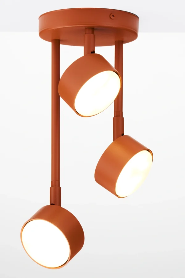 Spot sufitowy minimalistyczny Nemo 3 ceglany, LED – Sigma Lighting 41506