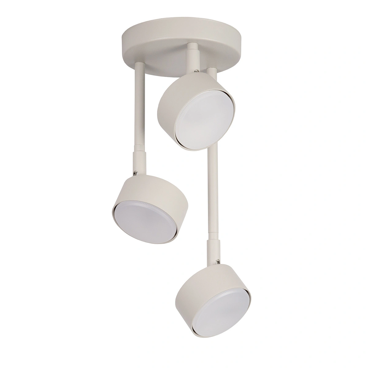 Plafon minimalistyczny NEMO 3 szary beż, LED – Sigma Lighting 40890