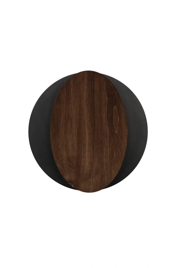 Kinkiet minimalistyczny OVO czarny/brąz, 2 × G9 – Sigma Lighting 41119