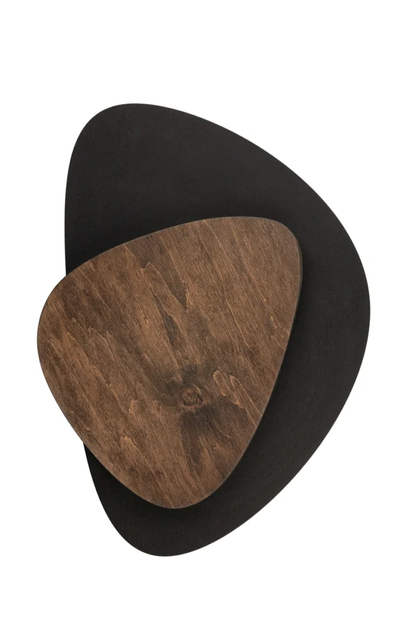 Kinkiet minimalistyczny PEDRA czarny/brąz, LED – Sigma Lighting 40869