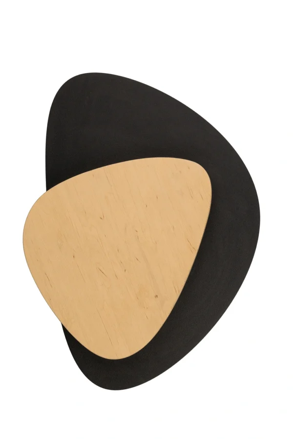 Kinkiet minimalistyczny PEDRA czarny/dąb, LED – Sigma Lighting 40868